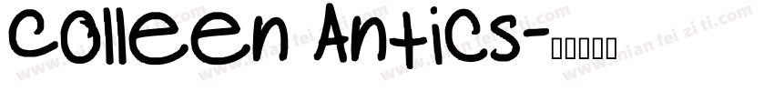 Colleen Antics字体转换